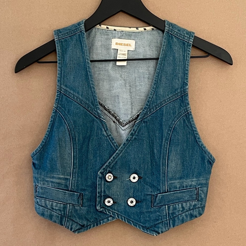 Diesel brand new denim vest.